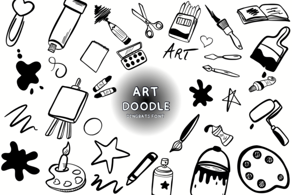 Art Doodle: The Playful Typeface for Creative Projects