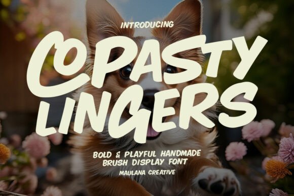 Copasty Lingers: The Handmade Display Font for Bold Brands