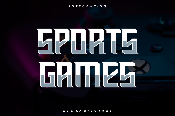 Esports Games: A Modern Typeface for High-Impact Projects