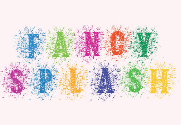 Fancy Splash: A Font That Dances on the Page