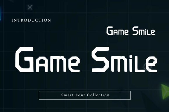 Game Smile: The Futuristic Display Font for Modern Design