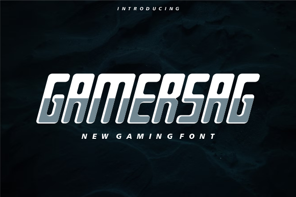 Gamersag: The Geometric Typeface for Bold Projects