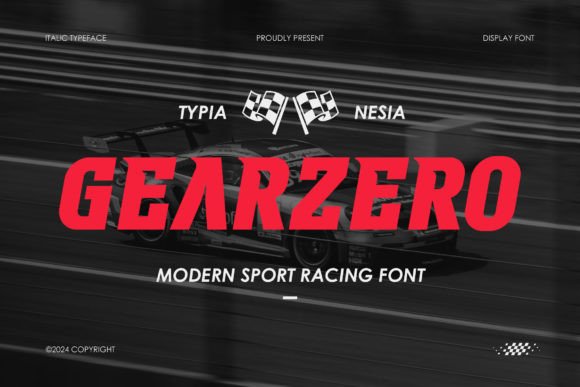 Gearzero: A High-Energy Typeface for Modern Sport and Speed