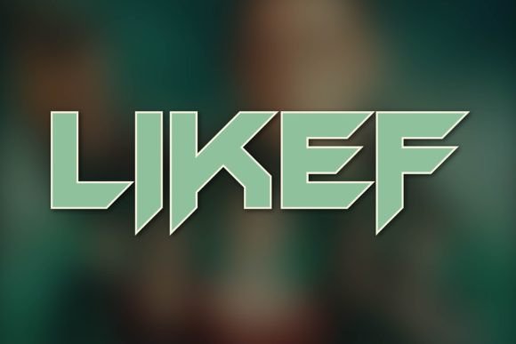 Likef: Gothic Craft Meets Futuristic Display Font