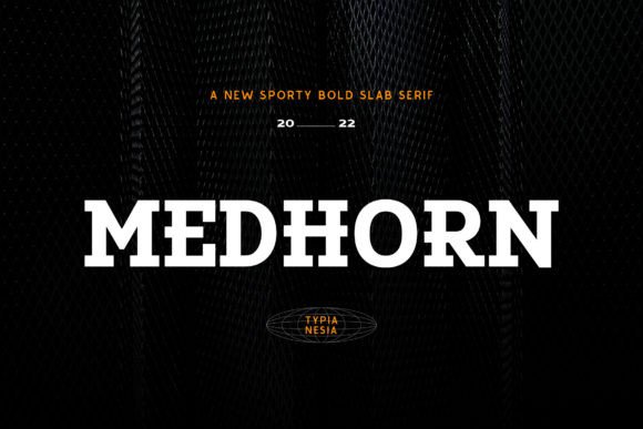 Medhorn: The Modern Slab Serif for Bold Visuals