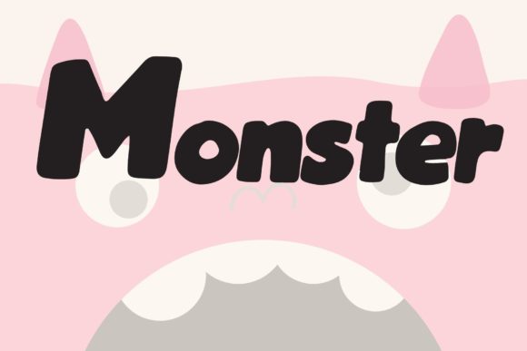 Monster: A Cute and Jolly Font for Creative Projects