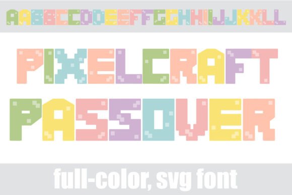 Pixelcraft Passover: A Creative Font for Modern Designers