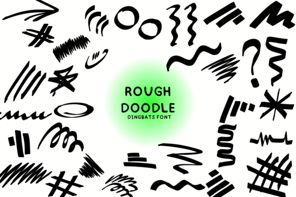 Rough Doodle: Your Go-To Font for Authentic, Handmade Charm