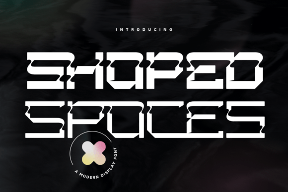Shaped Spaces: The Cyber Sci-Fi Font for Future-Ready Design