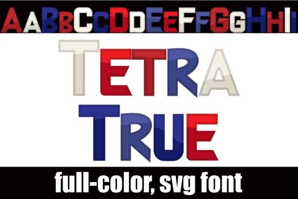 Tetra True: A Full-Color SVG Font for Modern Creators