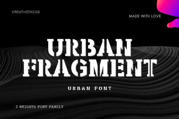 Urban Fragment: A Modern Typeface for Bold Design