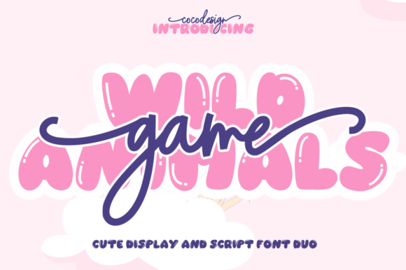 Wild Game: A Modern Font Duo for Playful Design